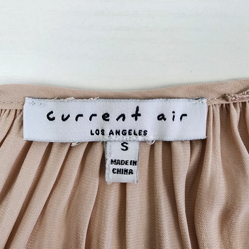 Current Air Anthropologie Women's Blush Sleeveless Midi Dress Size S - Picture 7 of 8